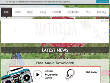 Tablet Screenshot of nathaliamusic.com